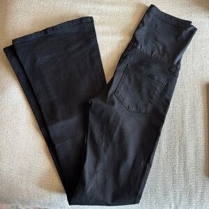 Pinkblush Maternity black flare jeans